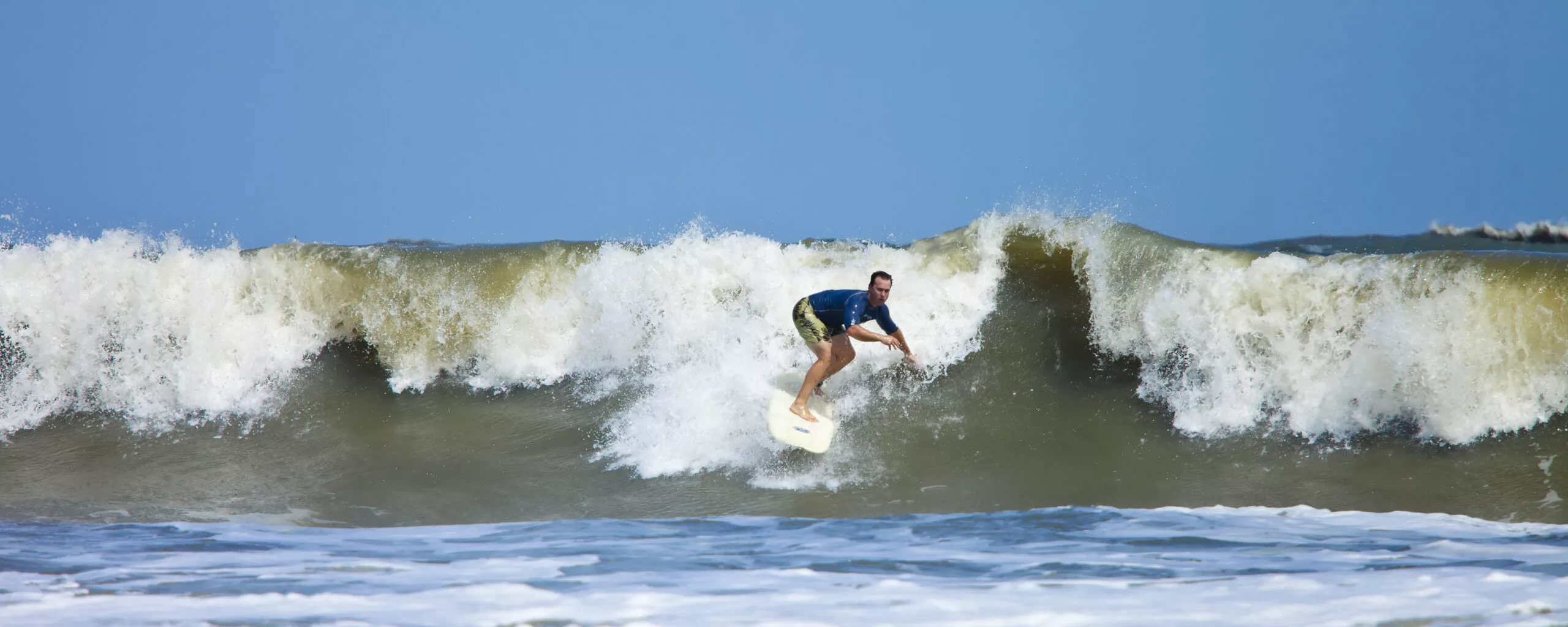 man surfing the atlantic